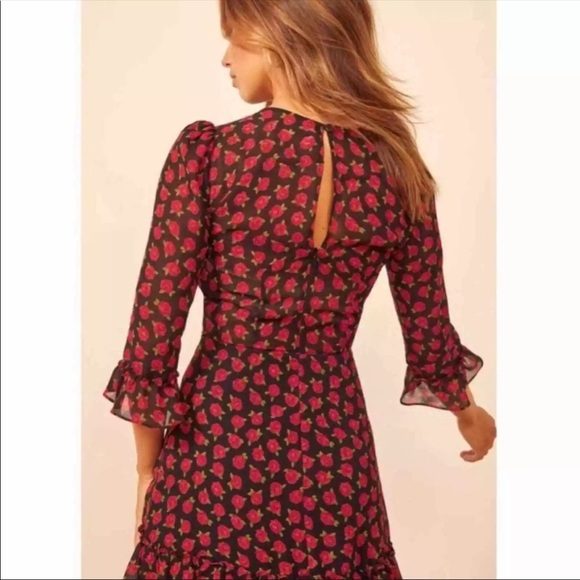 NEW Reformation Doutzen Minidress sz 10 - Picture 4 of 8